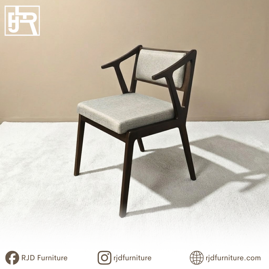 CHANEL Coffee Set | Elegant Coffee Set with Solid Rubberwood Construction and Cushioned Seating
