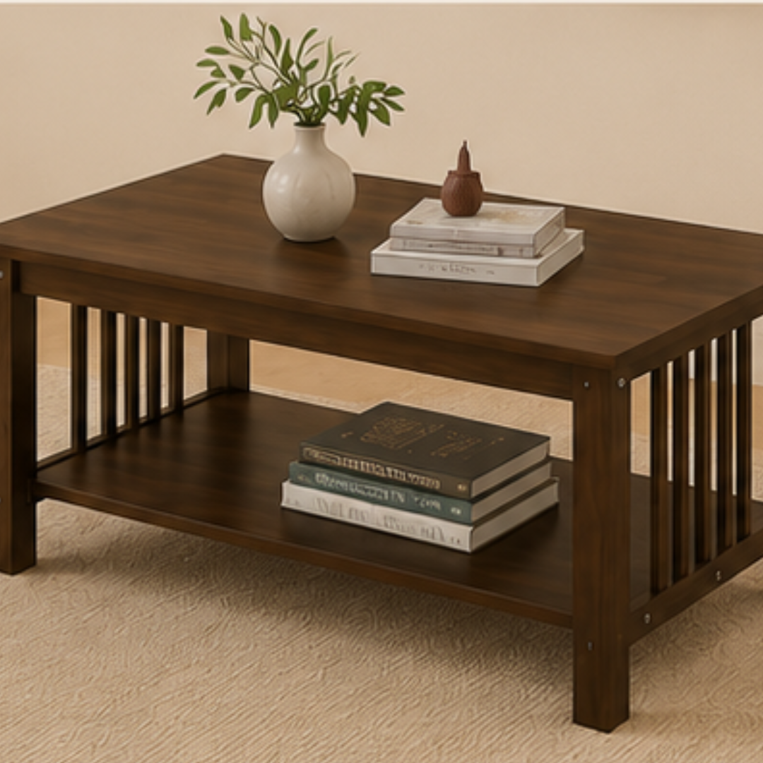 Elsa Sala Set | Solid Mahogany Living Room Set with Premium Fabric Upholstery