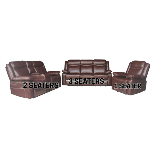 Thanie Recliner Sofa | Plush, Durable, Comfortable Manual Recliner – Available in 1-Seater, 2-Seater & 3-Seater