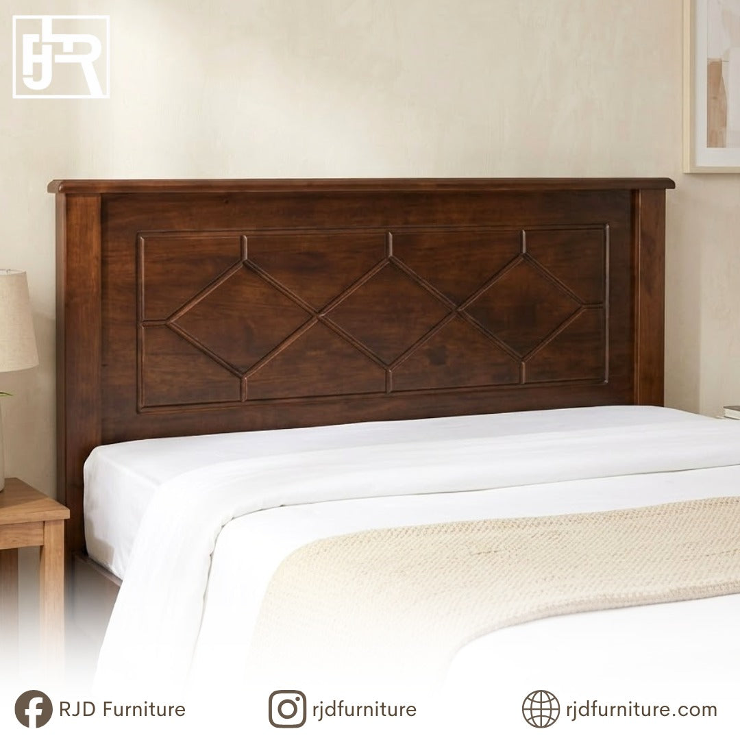Irene Wooden Bed | Classic Wooden Bed Frame with Cozy and Timeless Design