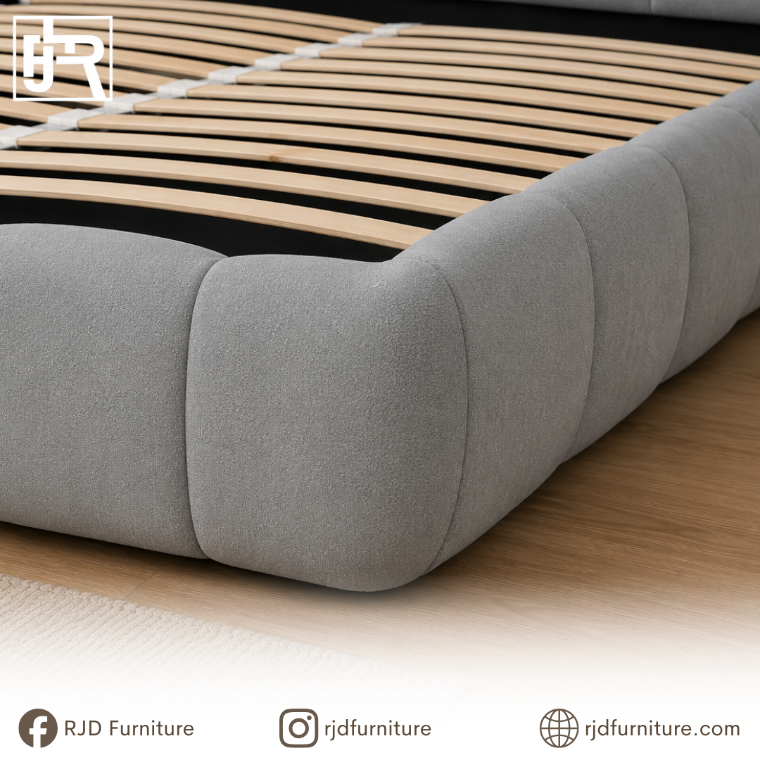 Vella Storage Bed | Modern Upholstered Bed with Smart Storage and Tufted Headboard