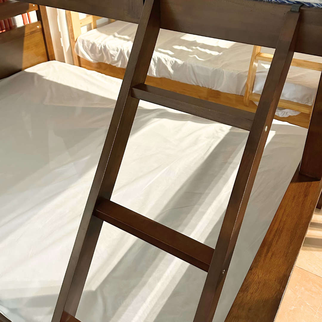 LARA Bunk Bed | Space-Saving Wooden Bunk Bed – Dirty Oak Finish