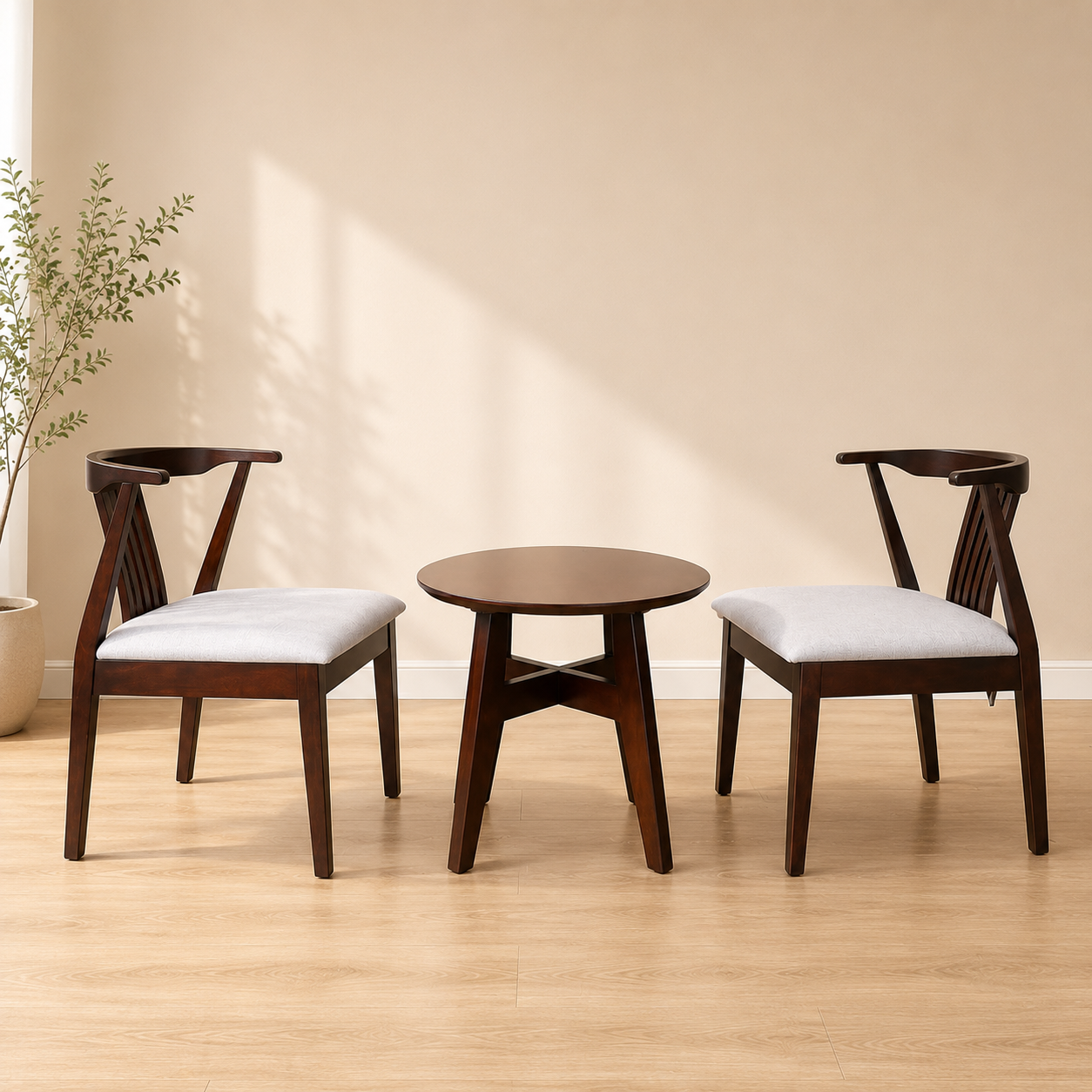 Billie Lounge Set | Elegant Lounge Set with Solid Wood Construction and Cozy Upholstered Seating