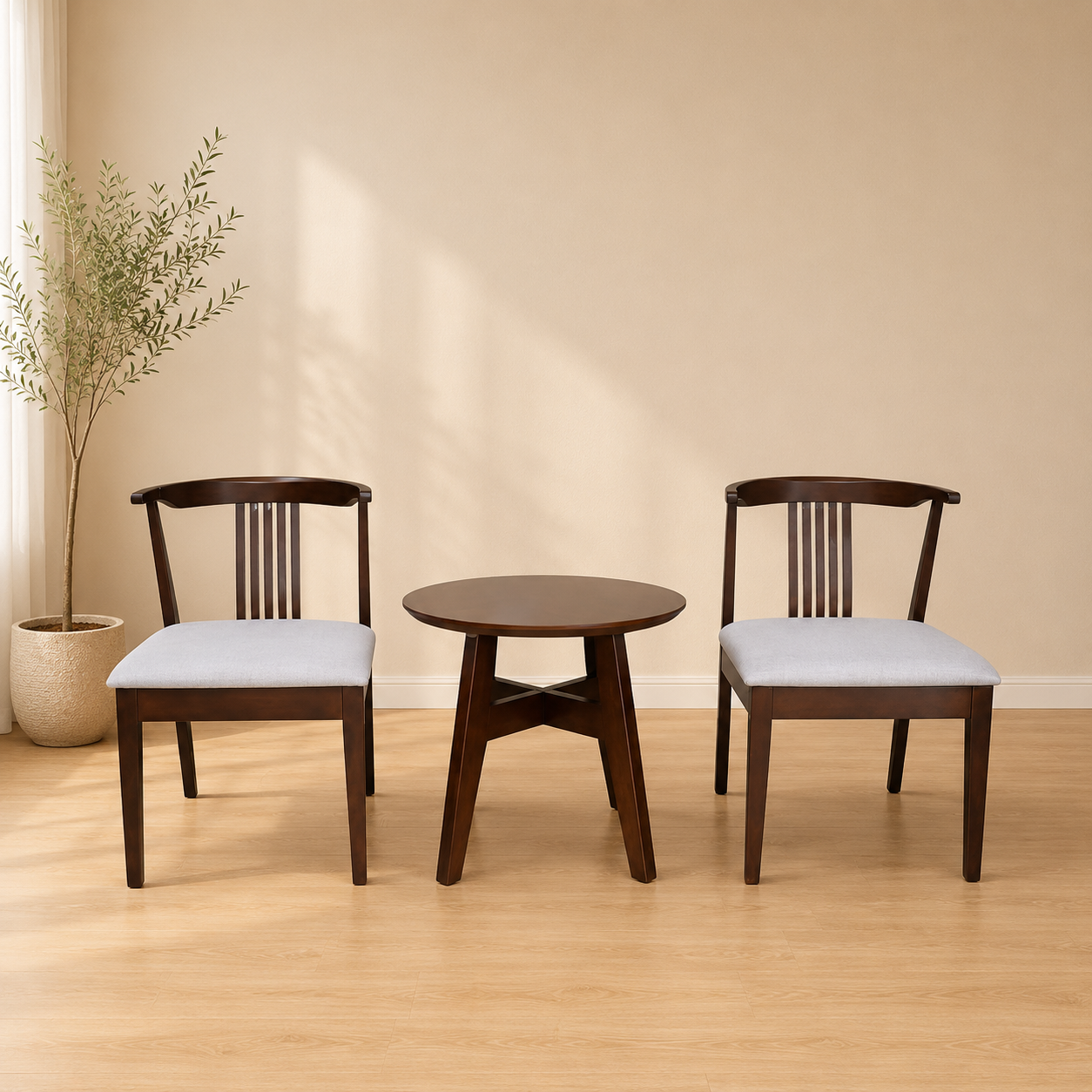 Billie Lounge Set | Elegant Lounge Set with Solid Wood Construction and Cozy Upholstered Seating