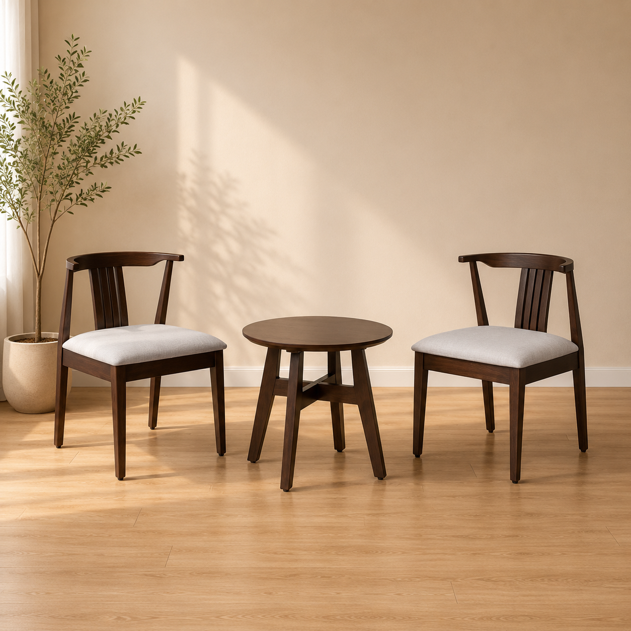 Billie Lounge Set | Elegant Lounge Set with Solid Wood Construction and Cozy Upholstered Seating