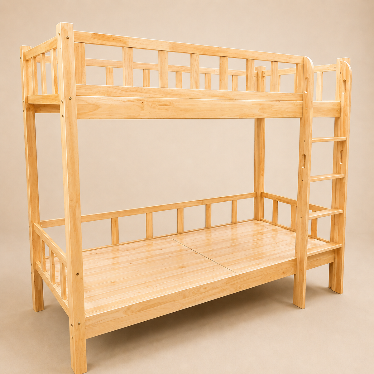 HAZEL Bunk Bed | Classic Space-Saving Wooden Bunk Bed – Natural Finish