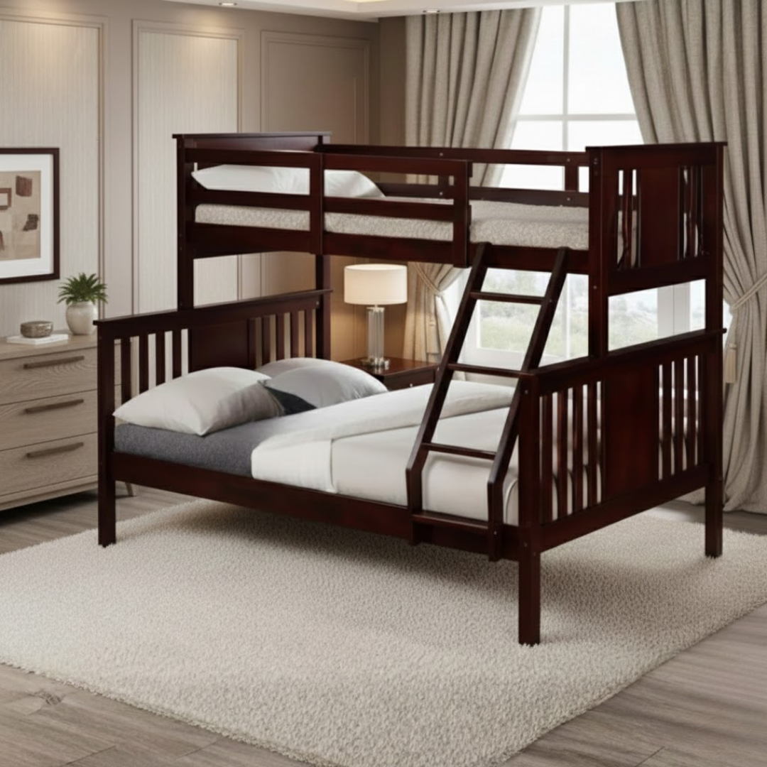 Emily Bunk Bed | Best-Selling Space-Saving Bed – Single Top & Double Bottom